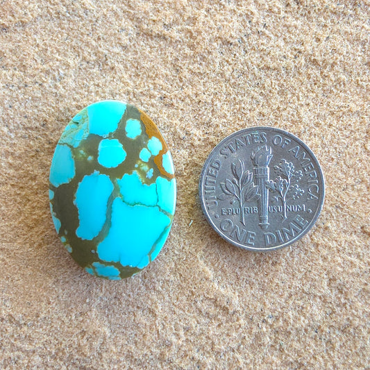 Stabilized Supernova Turquoise Cabochon