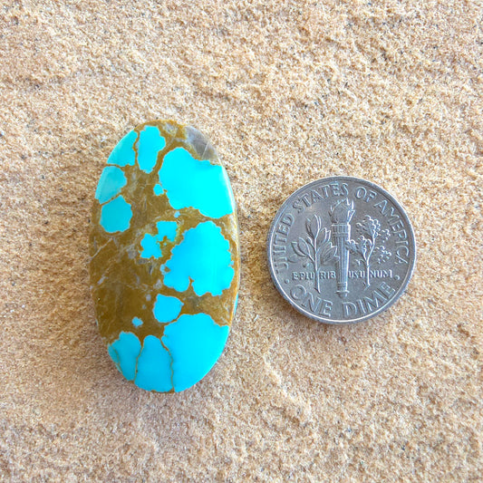 Stabilized Supernova Turquoise Cabochon