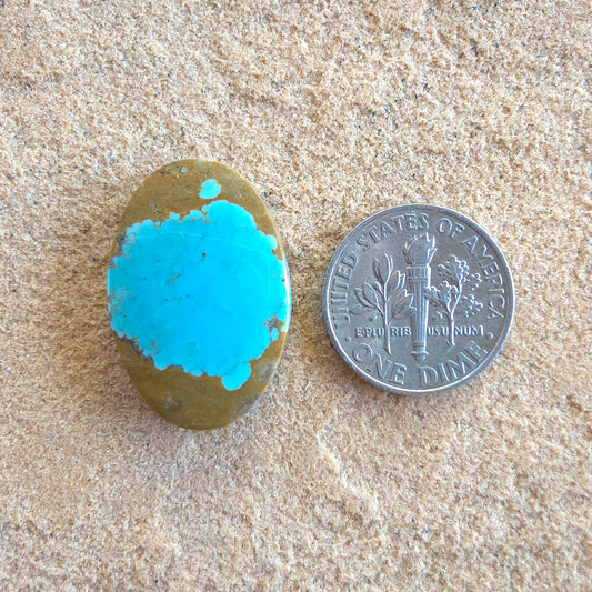 Stabilized Supernova Turquoise Cabochon