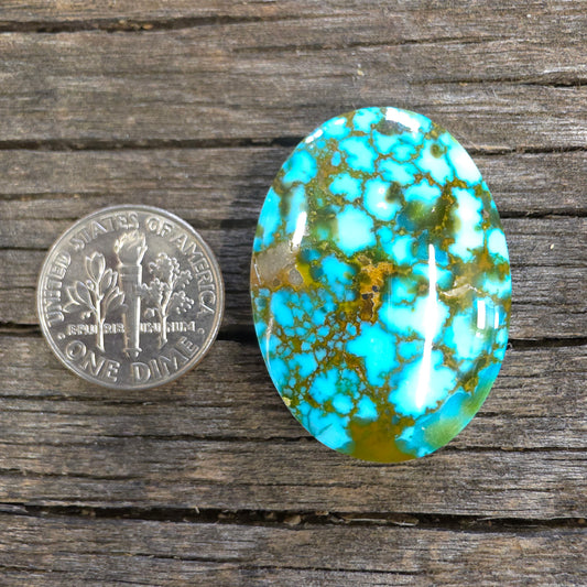 Stabilized Kingman Red Web Turquoise