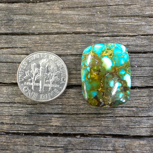 Stabilized Kingman Red Web Turquoise