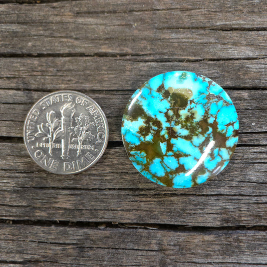 Stabilized Kingman Red Web Turquoise