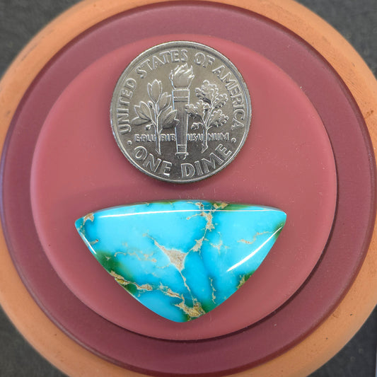 Stabilized Sonoran Gold Turquoise Triangular