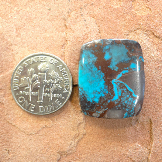 Stabilized Bisbee Turquoise Rectangular
