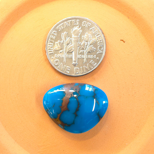 Stabilized Egyptian Prince Turquoise Triangular