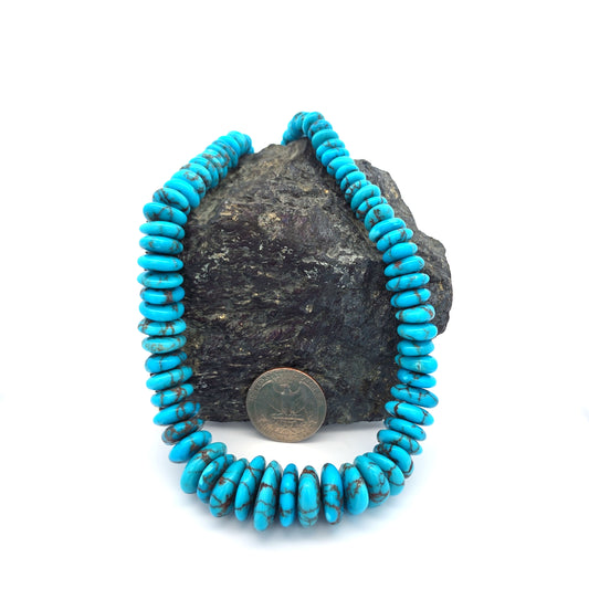 Stabilized Egyptian Prince Turquoise Flat Nuggets
