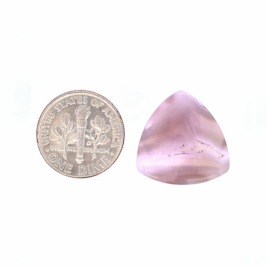 Natural Purple Chalcedony Triangular