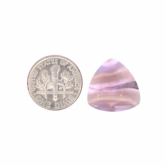 Natural Purple Chalcedony Triangular