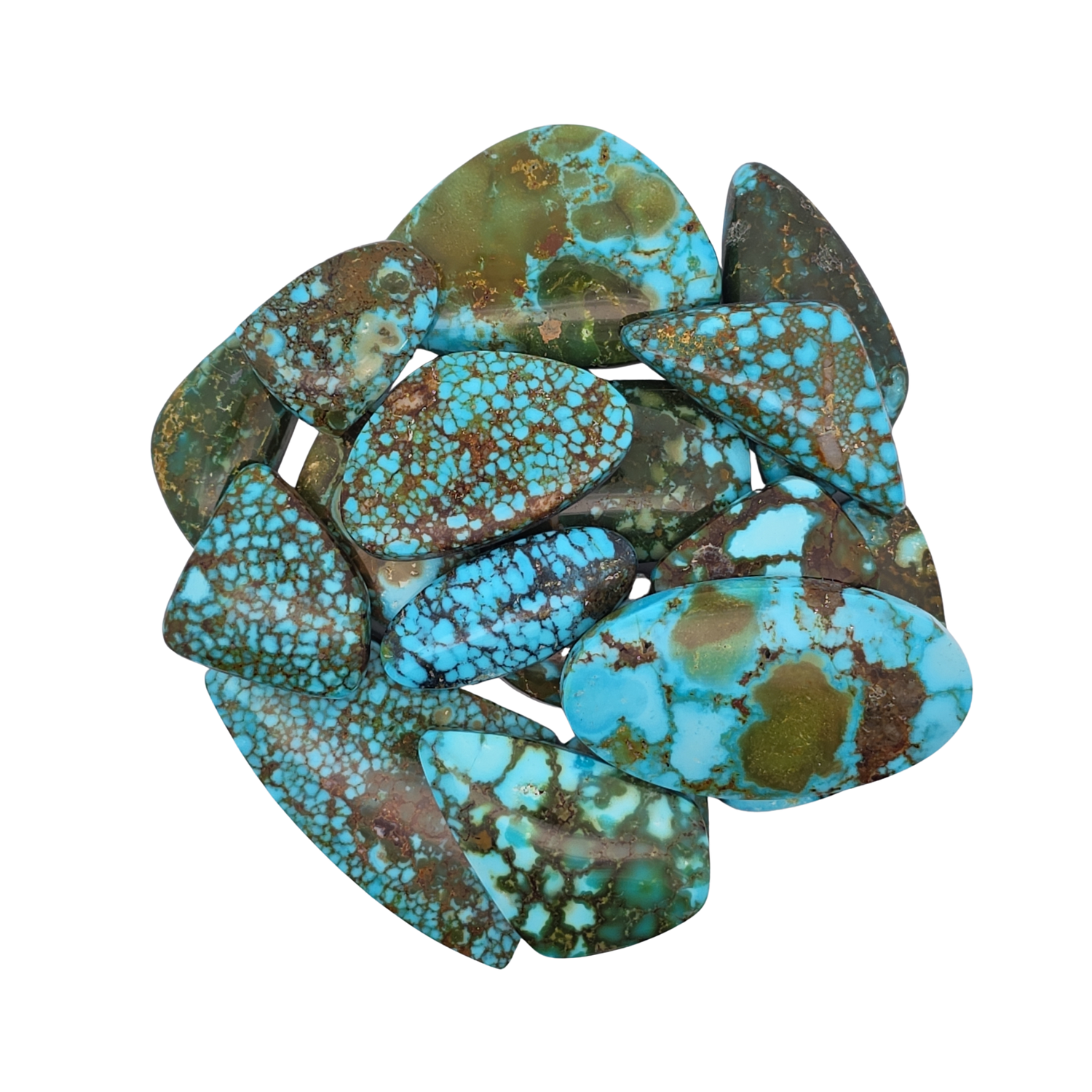 Kingman - Red Web Turquoise