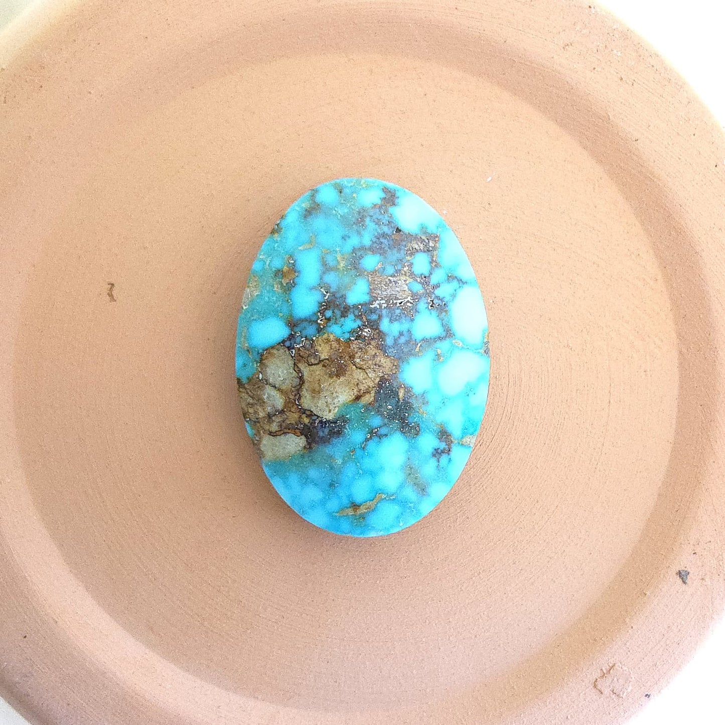 Natural Kingman Turquoise Oval