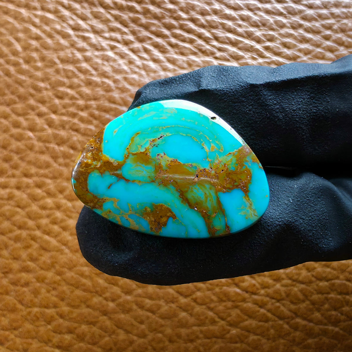Stabilized Kingman Turquoise Freeform