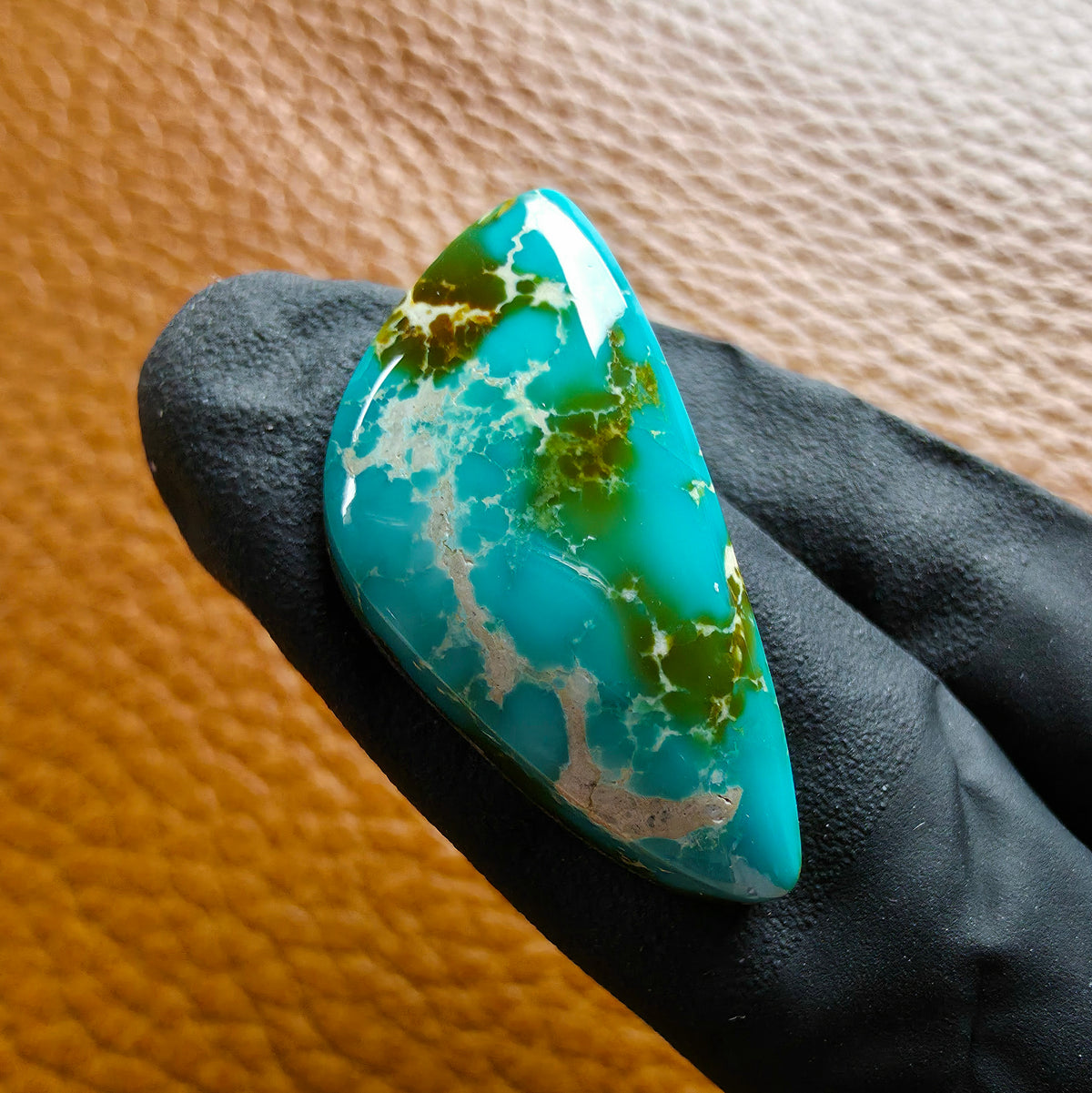 Natural Royston Turquoise Triangular