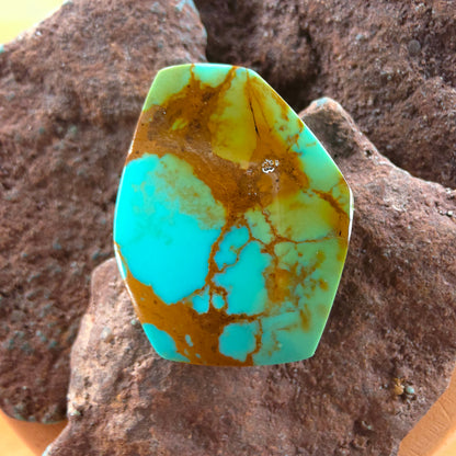 Stabilized Kingman Turquoise Freeform