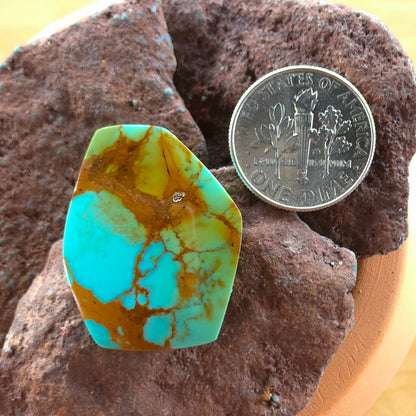 Stabilized Kingman Turquoise Freeform