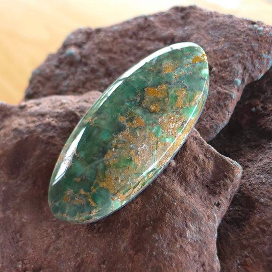 Natural Woodland Station Variscite Oval