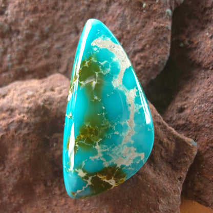 Natural Royston Turquoise Triangular