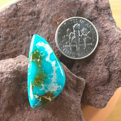 Natural Royston Turquoise Triangular