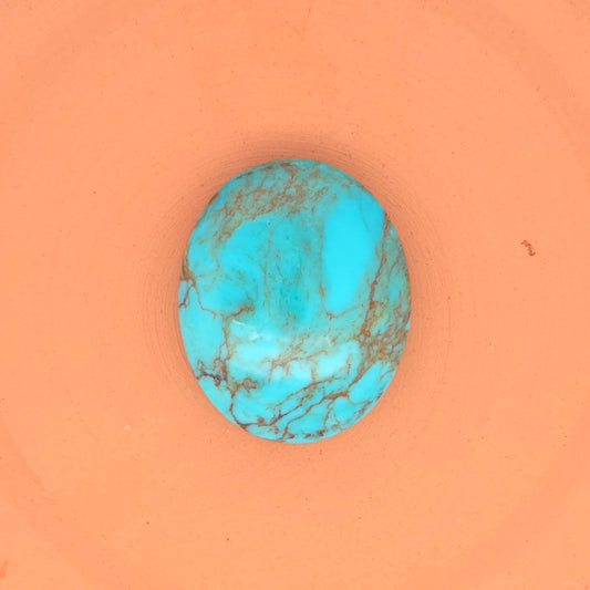 Stabilized Kingman Turquoise Cabochon