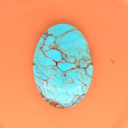 Stabilized Kingman Turquoise Oval Cabochon