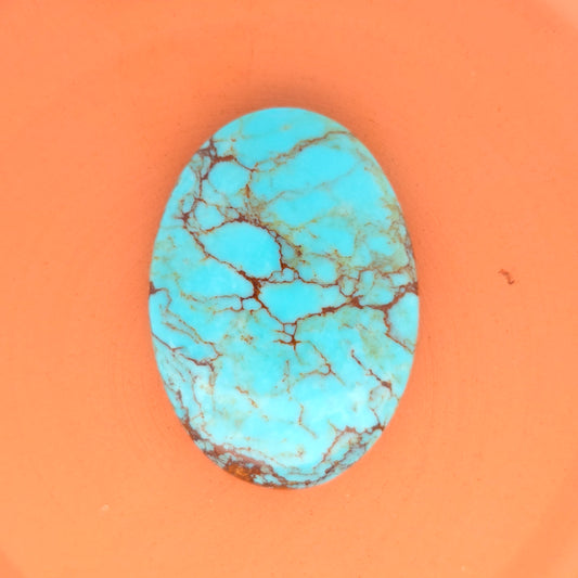 Stabilized Kingman Turquoise Oval Cabochon