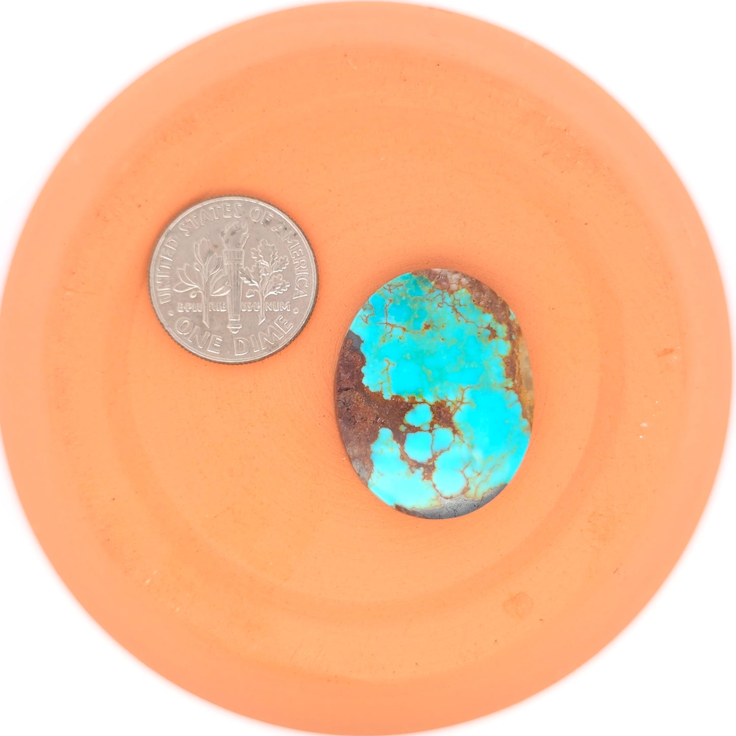 Stabilized Kingman Turquoise Cabochon