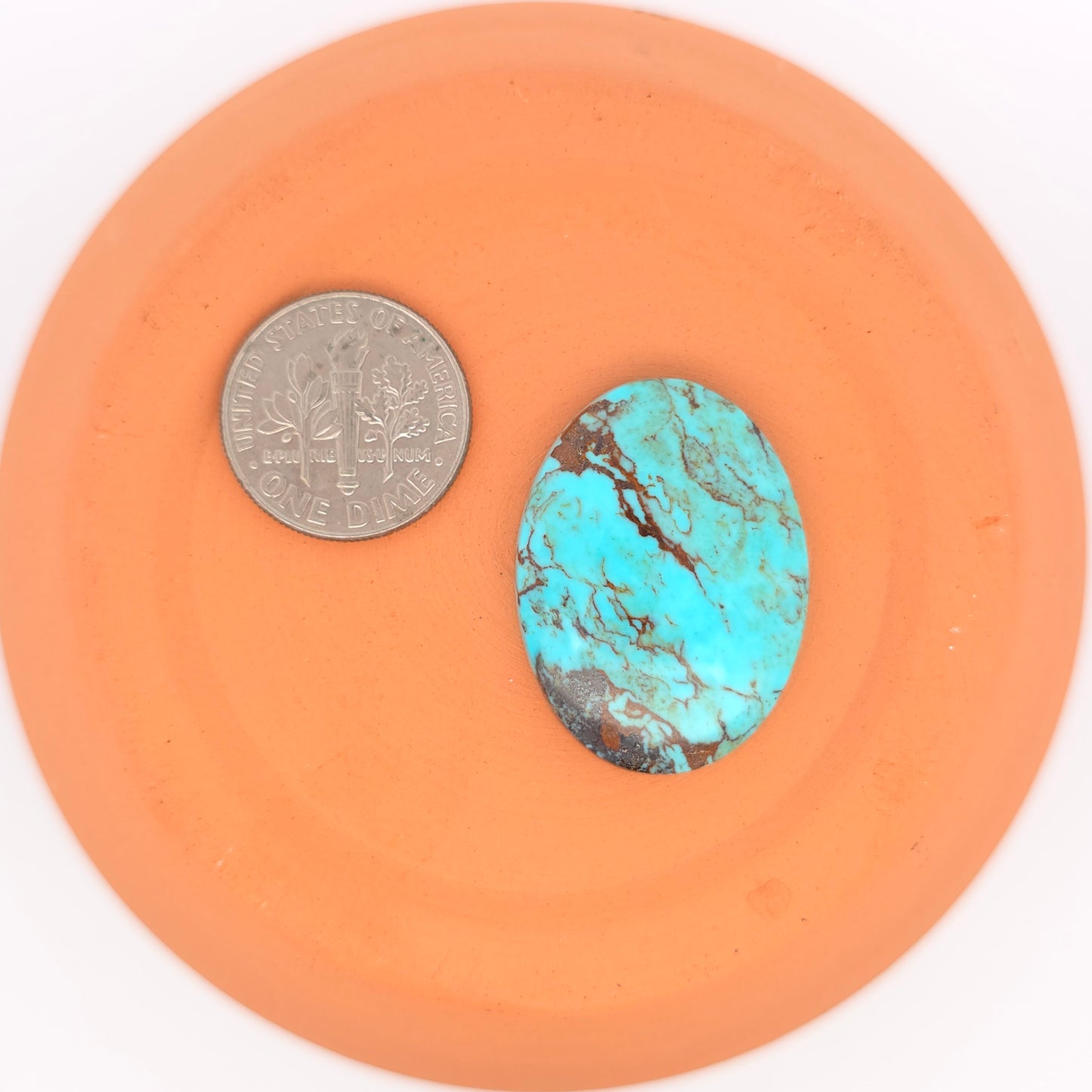 Stabilized Kingman Turquoise Cabochon