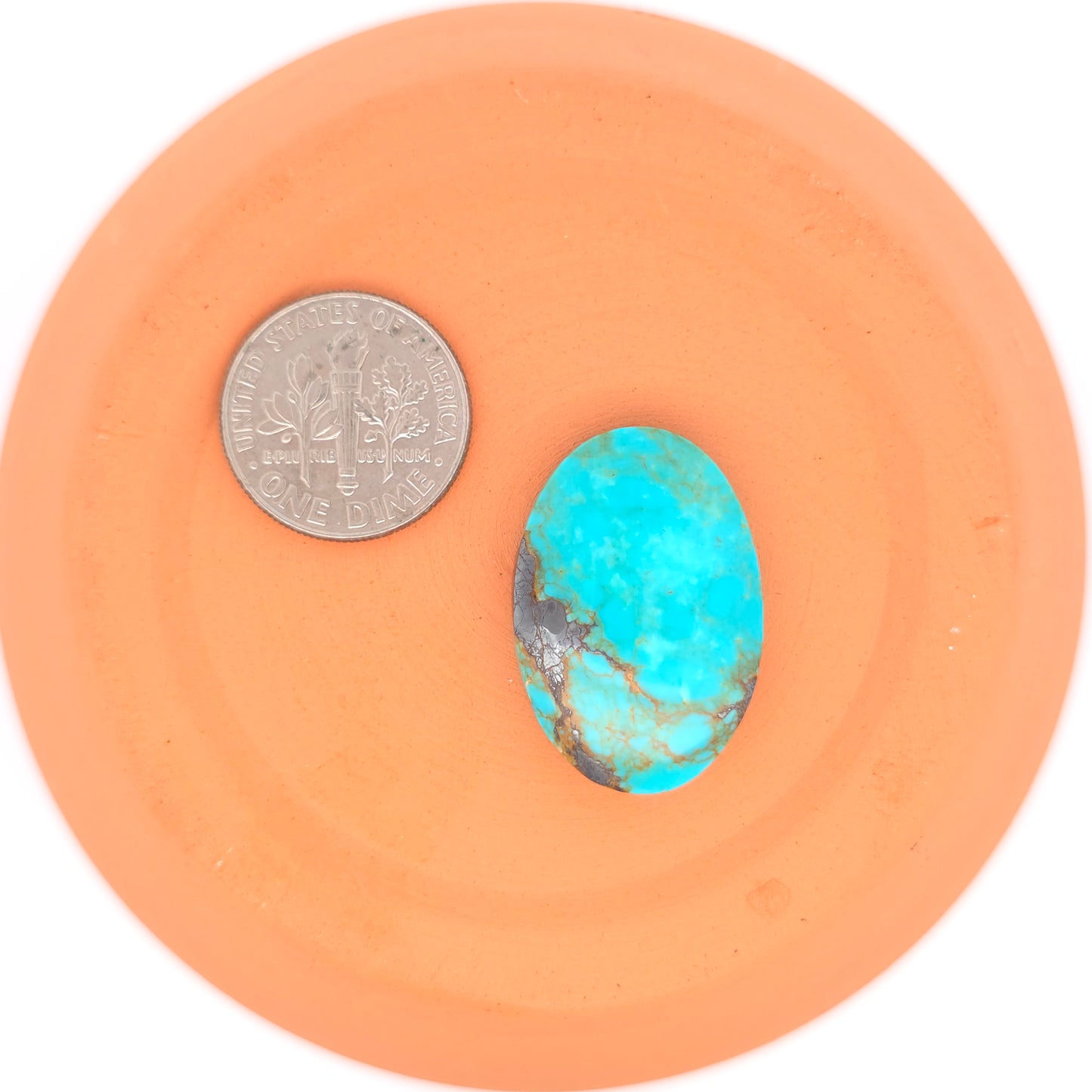 Stabilized Kingman Turquoise Cabochon