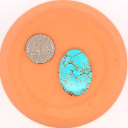 Stabilized Kingman Turquoise Oval Cabochon