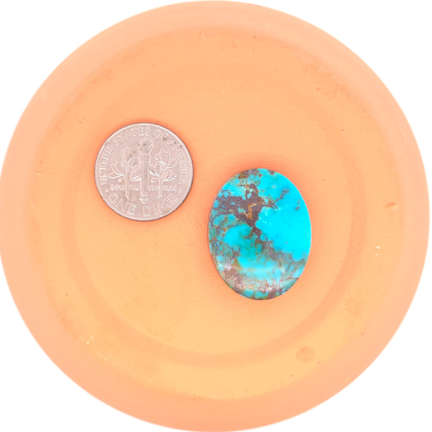Stabilized Kingman Turquoise Cabochon
