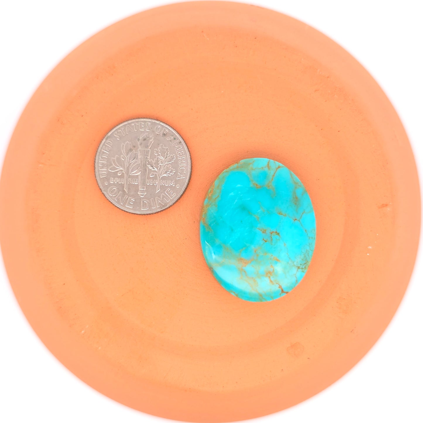 Stabilized Kingman Turquoise Cabochon