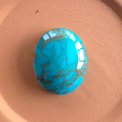 Stabilized Kingman Turquoise Cabochon