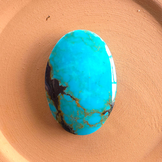 Stabilized Kingman Turquoise Cabochon
