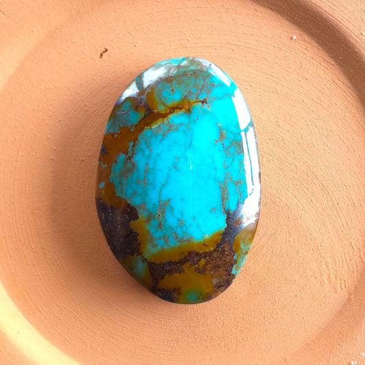 Stabilized Kingman Turquoise Cabochon