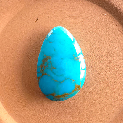 Stabilized Kingman Turquoise Cabochon