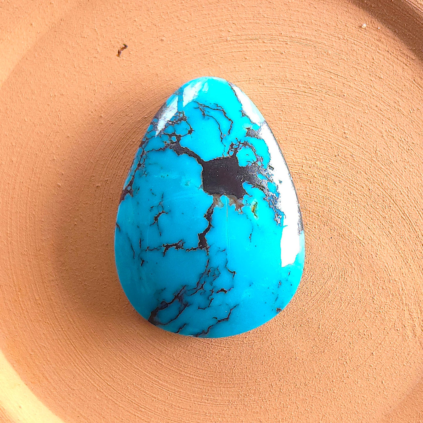 Stabilized Kingman Turquoise Cabochon