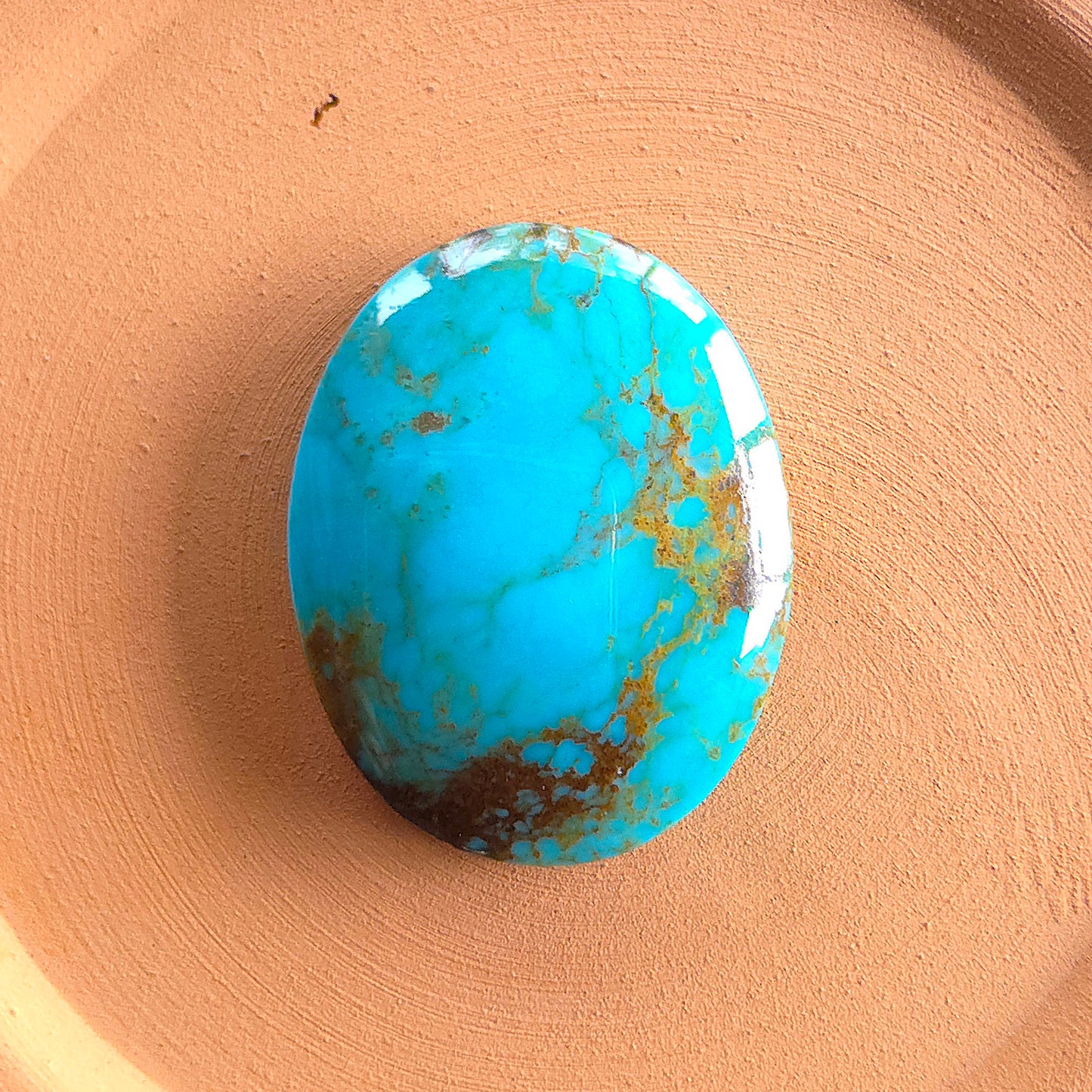 Stabilized Kingman Turquoise Cabochon