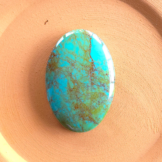 Stabilized Kingman Turquoise Cabochon