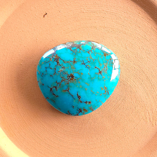Stabilized Kingman Turquoise Cabochon