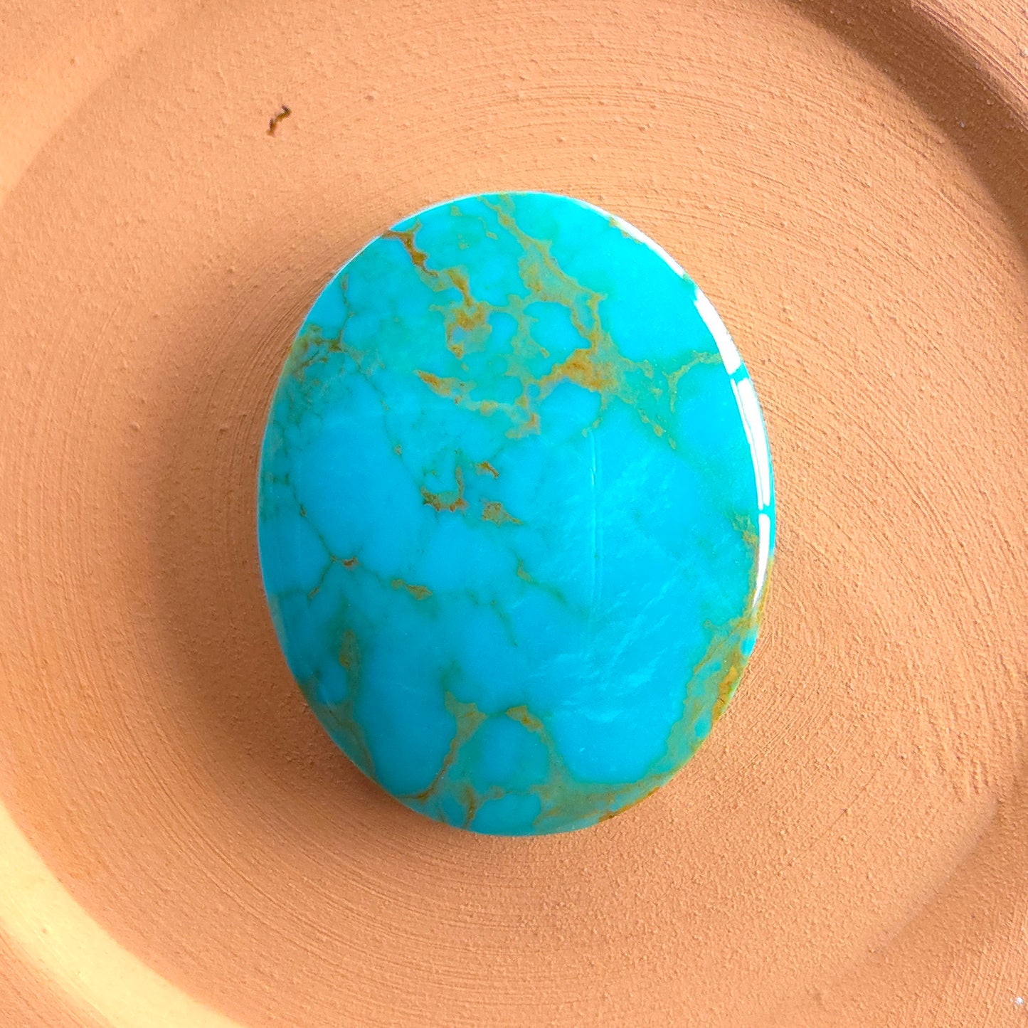 Stabilized Kingman Turquoise Cabochon