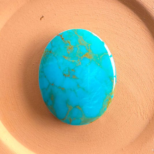 Stabilized Kingman Turquoise Cabochon