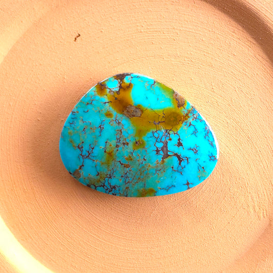 Stabilized Kingman Turquoise Cabochon