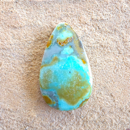 Stabilized Supernova Turquoise Cabochon