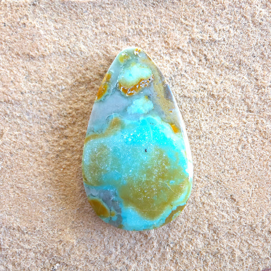 Stabilized Supernova Turquoise Cabochon