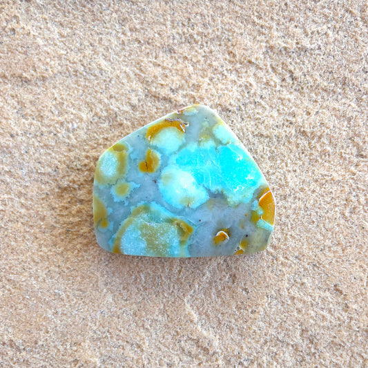 Stabilized Supernova Turquoise Cabochon