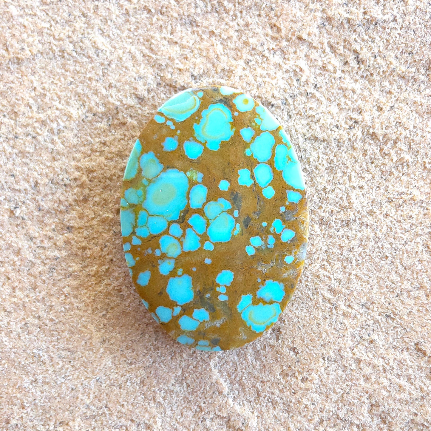 Stabilized Supernova Turquoise Cabochon