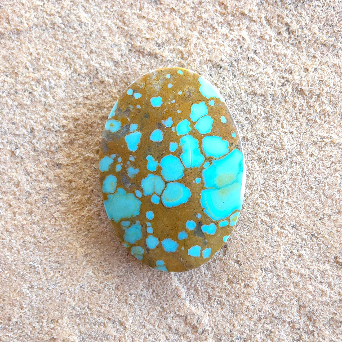 Stabilized Supernova Turquoise Cabochon