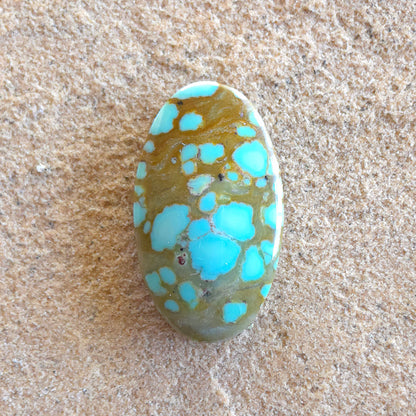 Stabilized Supernova Turquoise Cabochon