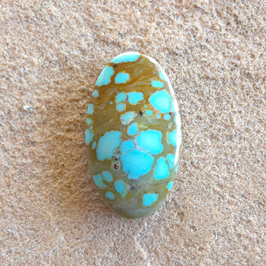 Stabilized Supernova Turquoise Cabochon