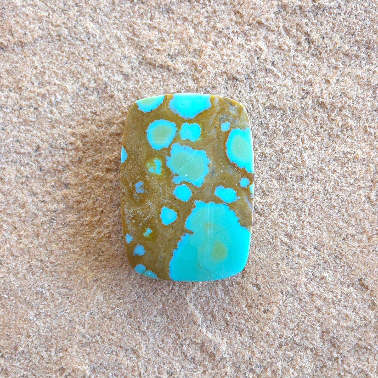 Stabilized Supernova Turquoise Cabochon