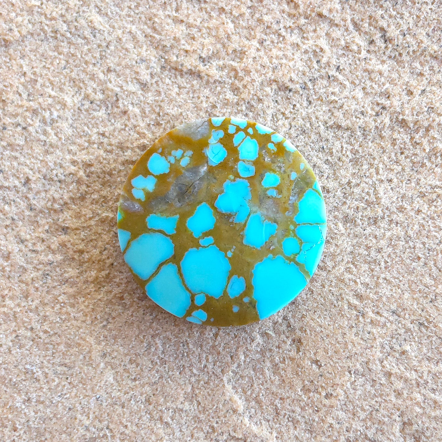 Stabilized Supernova Turquoise Cabochon